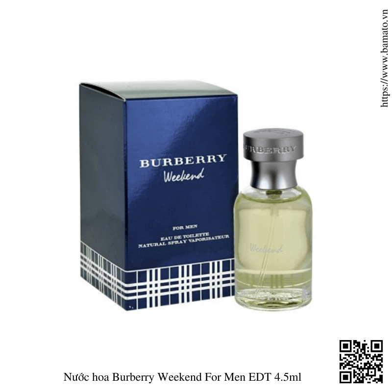 Nước hoa Burberry Weekend For Men EDT 4.5ml - Phố Thị Nước Hoa